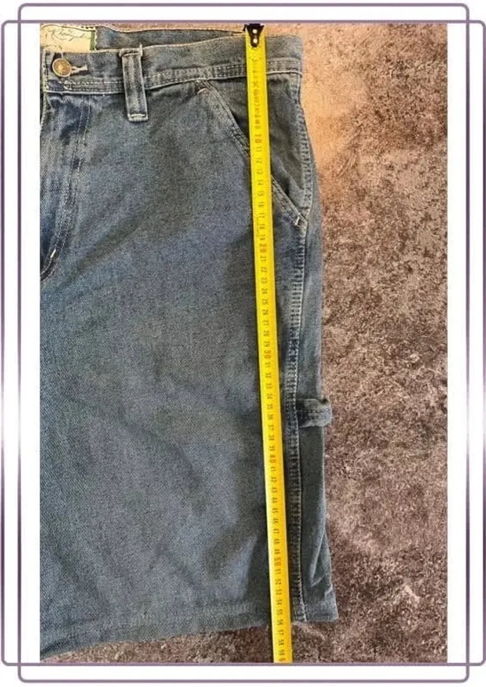 Short jean carpenter homme Democrat 36x36 Pantaloncini carpentiere uomo Zimmermannsshorts Herren - photo numéro 5
