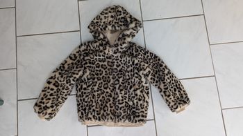 Blouson tout doux leopard
