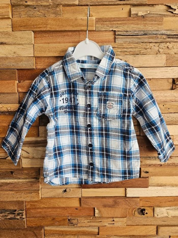 Chemise à carreaux garçon 12mois