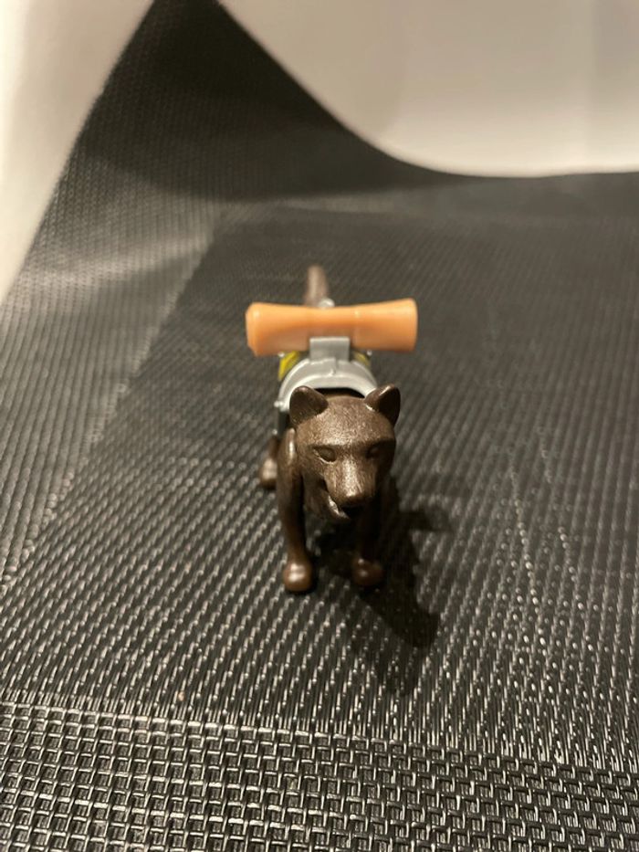Playmobil figurine loups marron avec selle et couverture novelmore 70225 animaux sauvages - photo numéro 2