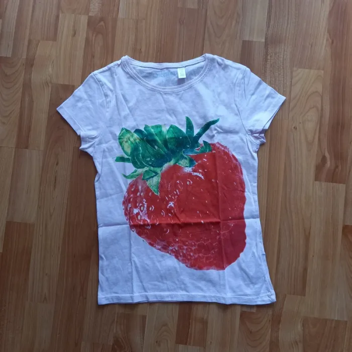 Tee-shirt manches courtes okaïdi fraise - photo numéro 3