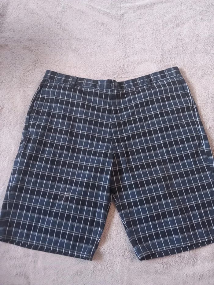 Short Oversized Dickies Vintage Bleu à carreaux (N°18) - photo numéro 3