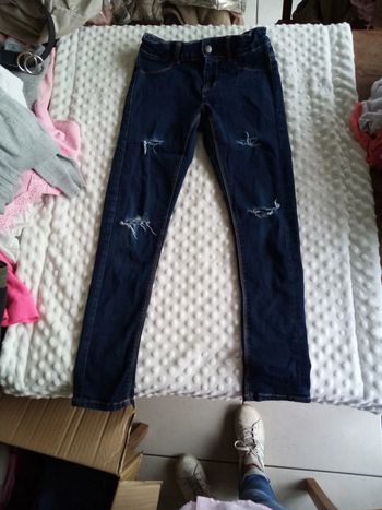 Jean skinny troué