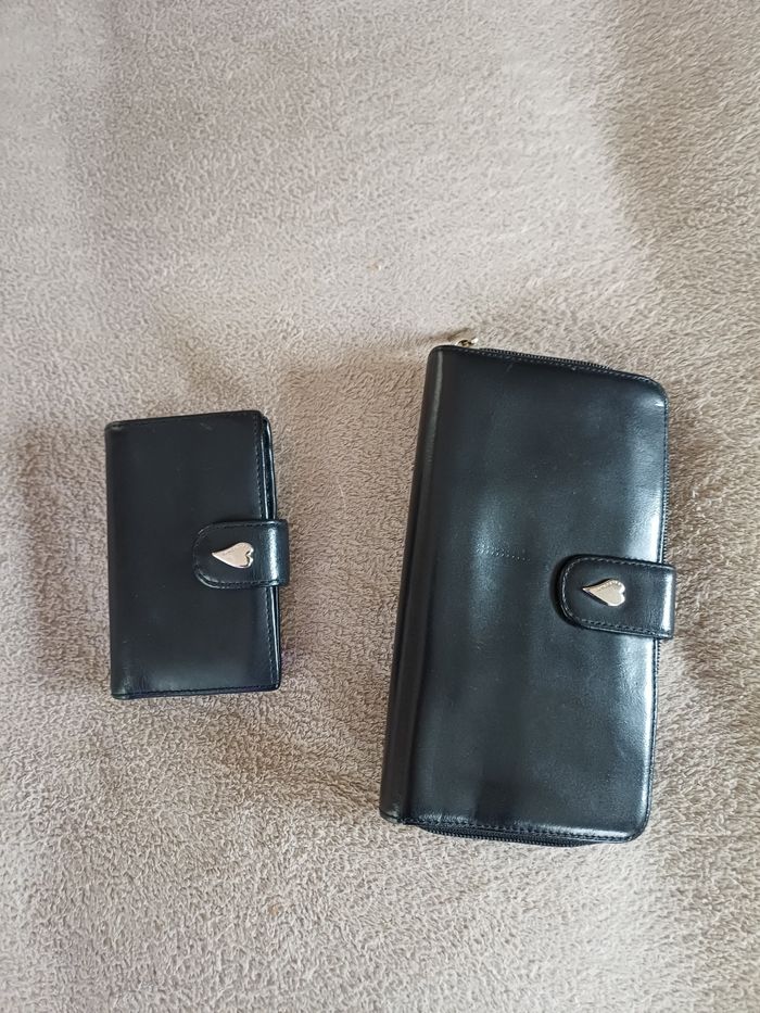 Lot porte feuille et porte carte