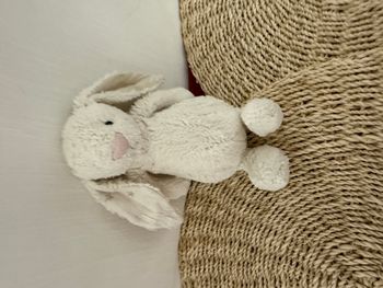 Doudou Lapin Twinkle Bashful Jellycat Blanc Écru Étoiles Argentées