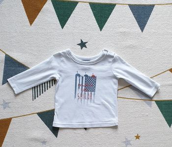 T-shirt manches longues, Mum's little sailor, taille 9 mois, Tape-à-l'oeil