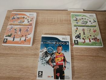 3 jeux Wii état comme neuf