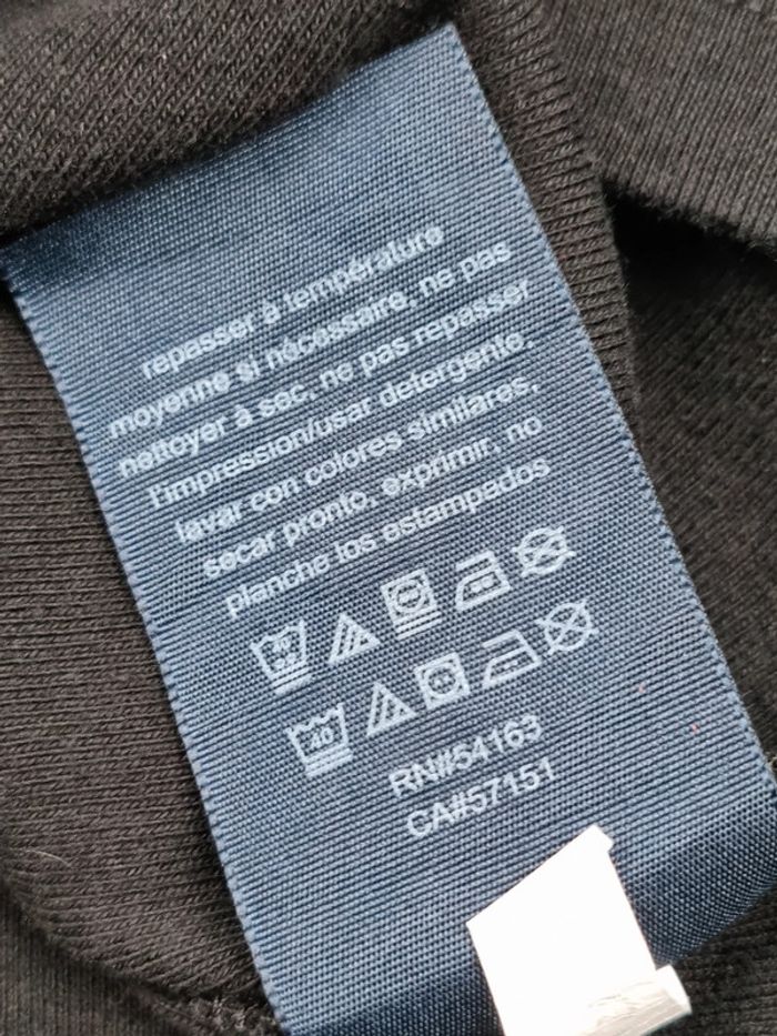T-shirt col V Tommy Hilfiger noir – Taille XL Femme - photo numéro 10