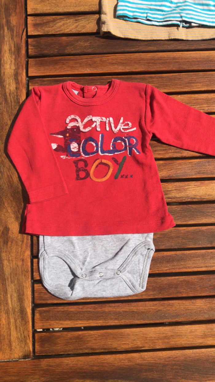 Lot de vêtements 6 mois multi marques hiver/ demi saison - photo numéro 5