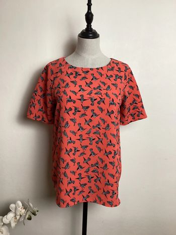 Blouse orange Camaïeu 36