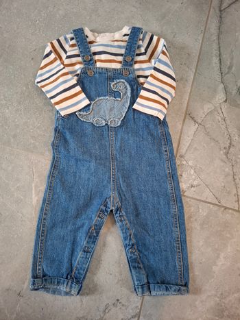 Ensemble salopette et pull