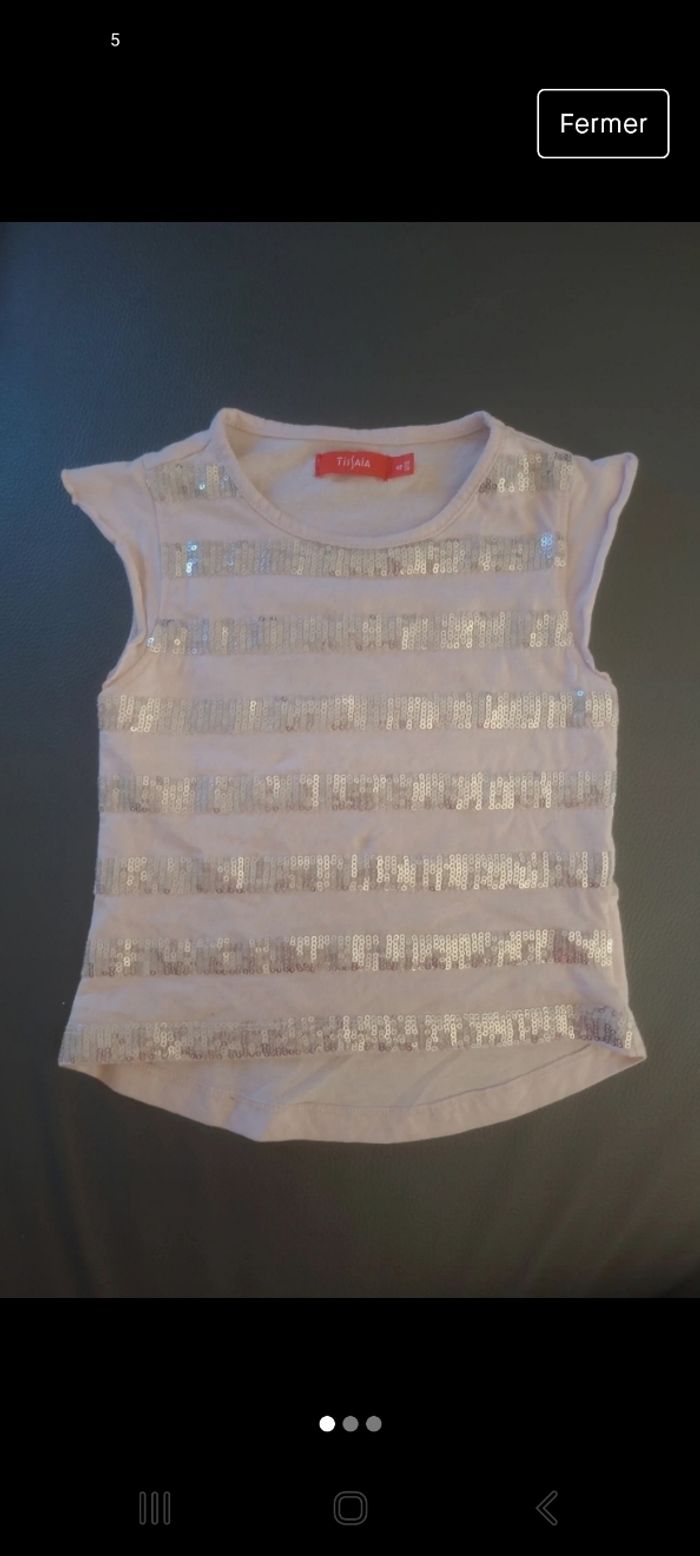 Tee-shirt fille 4 ans