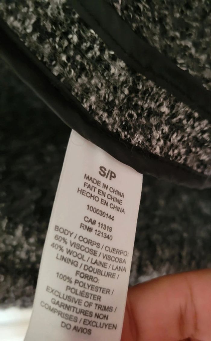 Manteau long léger gris foncé - photo numéro 6