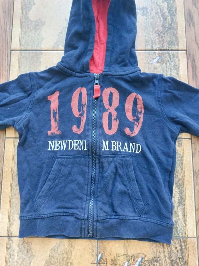 Veste à capuche 👦 U Collection 3 ans 💯% coton - photo numéro 2