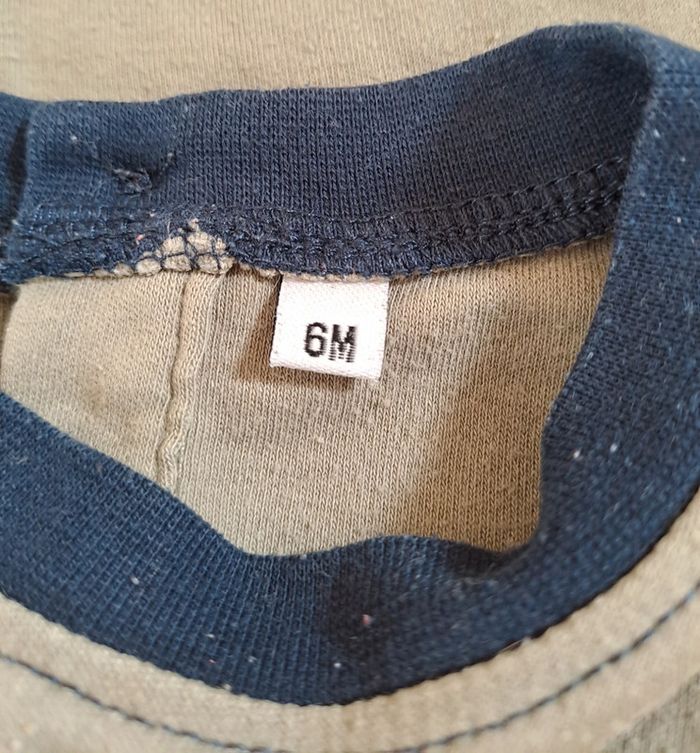 Lot 3 t-shirts manches longues, taille 6 mois (68 cm) - photo numéro 4