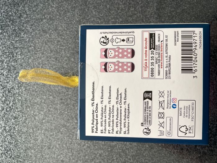 Jolie Paire de Chaussettes Noël - photo numéro 2