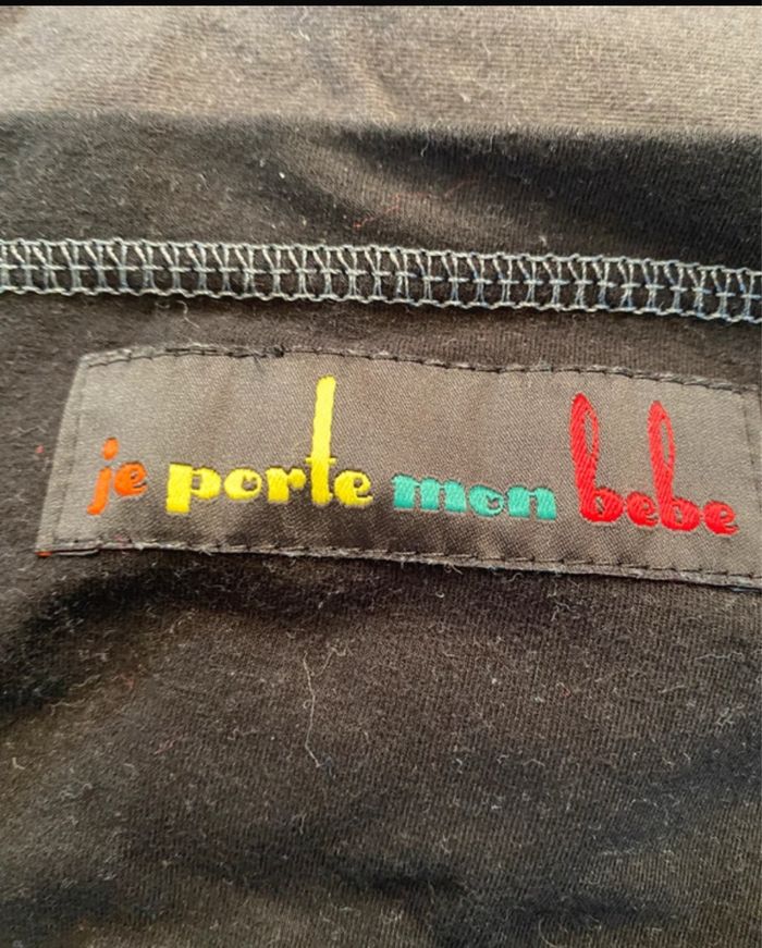 Porte bébé de la naissance à 14kg élastique  marque Lovradus gris - photo numéro 4