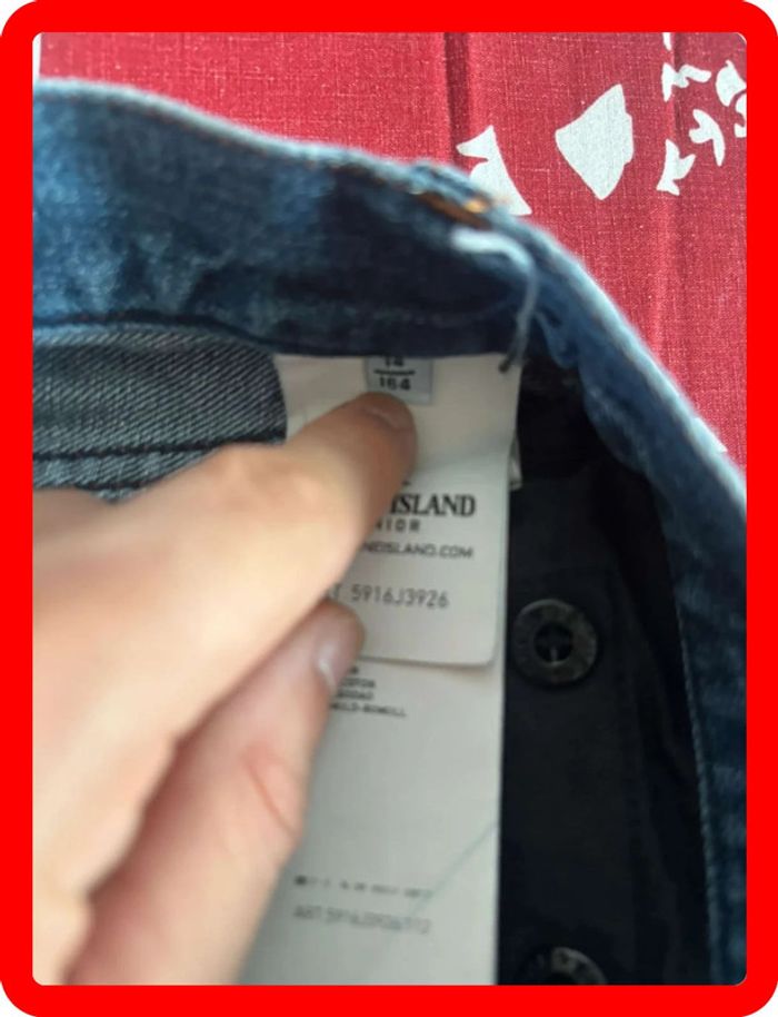 Jeans Stone Island Junior taille xs - photo numéro 5