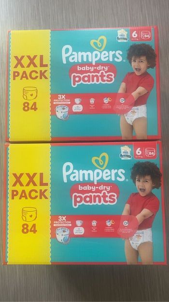 Couches Pampers pants taille 6 (2cartons) XXL