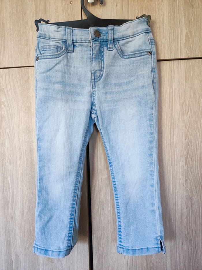 Jean bleu clair coton responsable 8 ans / John Baner