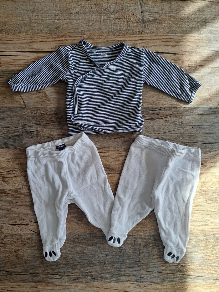 Lot de pyjamas garçon bebe taille naissance et 1 mois - photo numéro 2