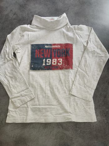 Sous pull gris New York