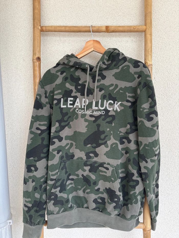 Sweat à capuche treillis militaire Gemo Taille M