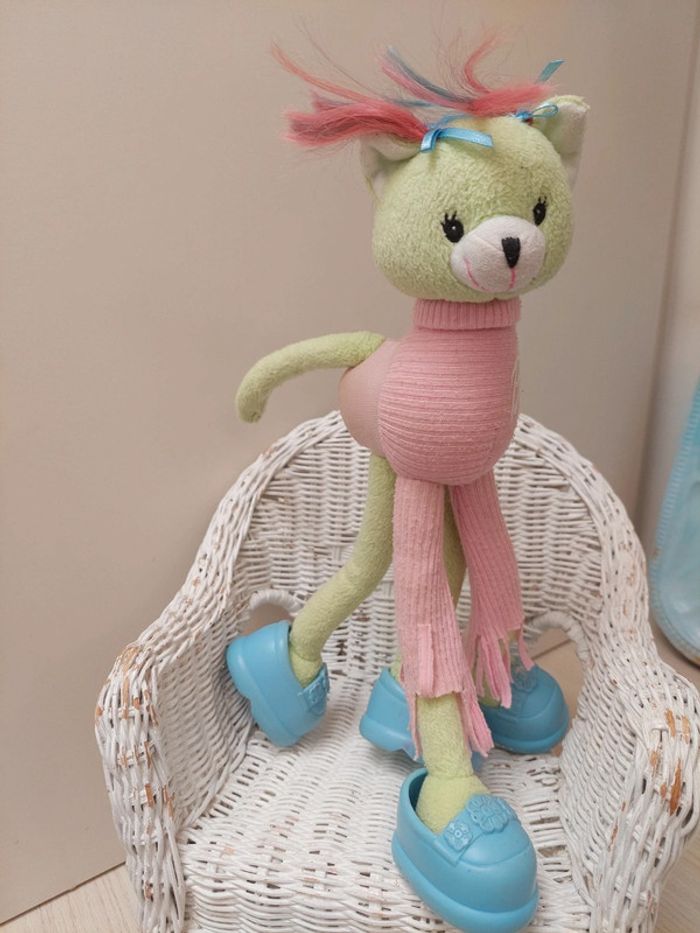 #BB2 - Mattel - lot de 2 chien et chat longues pattes - photo numéro 7