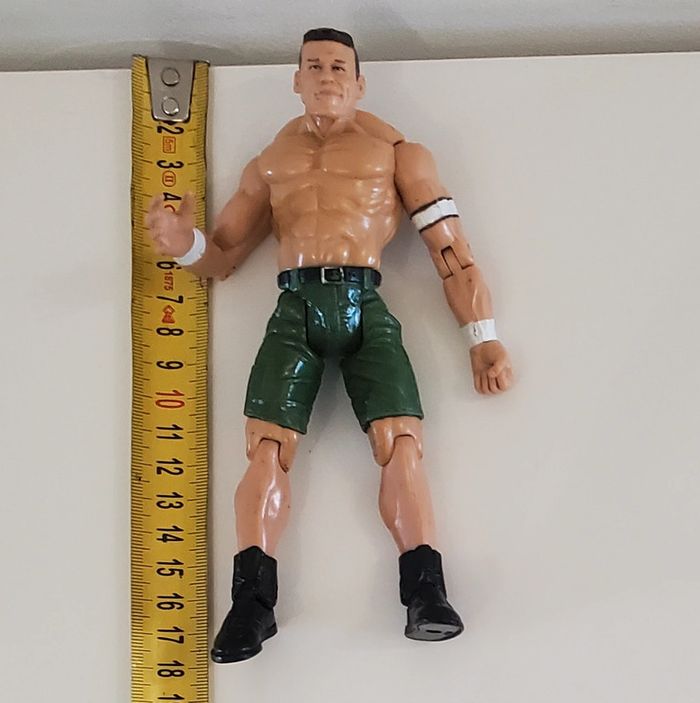 WWE Figurine de Catch Articulée de John Céna Jakks Pacific 1999 Bon état 18 cm - photo numéro 6