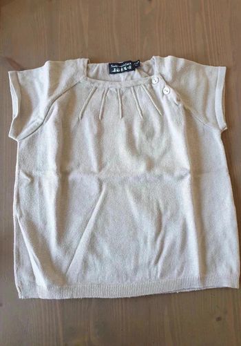 Haut manches courtes beige 23 mois Tout Compte Fait