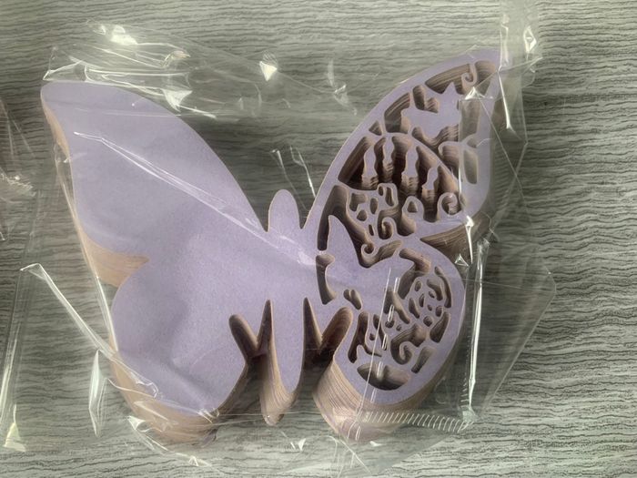 75 marque place papillon Lilas - photo numéro 2
