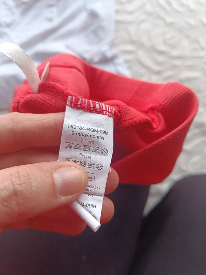 Ensemble (tunique manches longues+legging) Fille 9 moisi lapin Orchestra - photo numéro 12