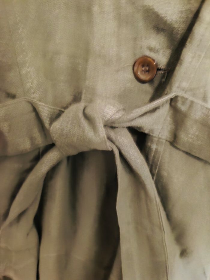 Veste trench manches courtes femme taille 50 galerie Lafayette - photo numéro 4