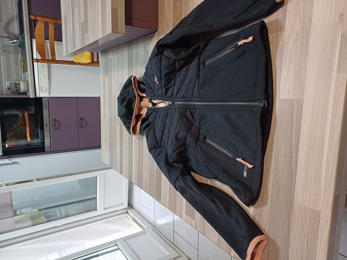 blouson zippé à capuche pour filles Taille 8 ans - photo numéro 2