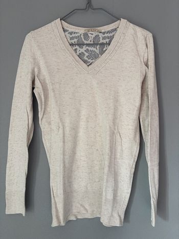 Pull fin en dentelle 