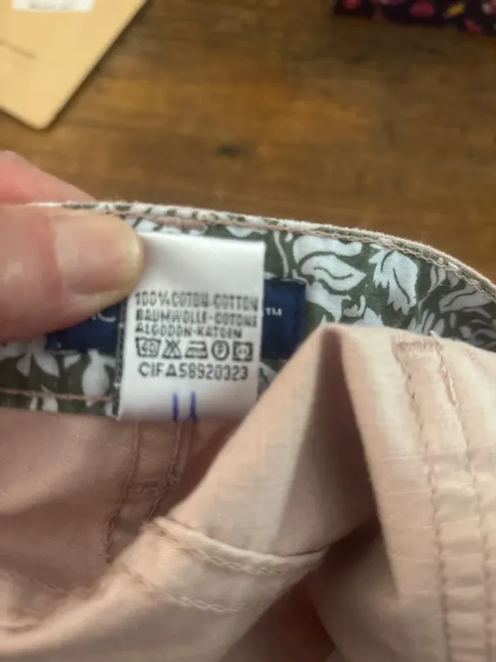 Pantalon vintage coton t 40 avec fermetures bas - photo numéro 6