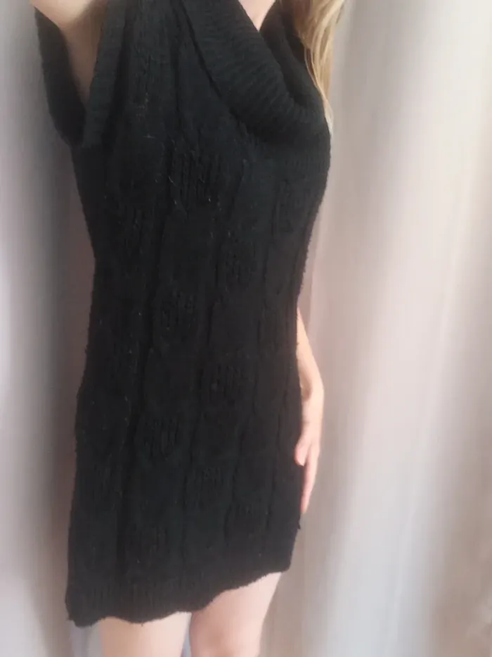 Robe pull noire