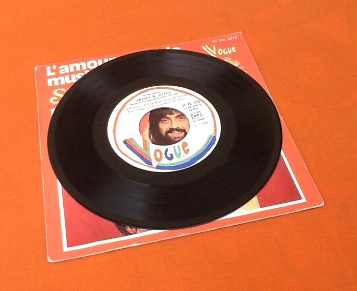 Vinyle 45 tours Shuky & Aviva L’ amour c’est la musique de ma vie (1973) - photo numéro 3