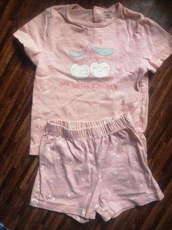 Pyjama été fille kiabi taille 24 mois 