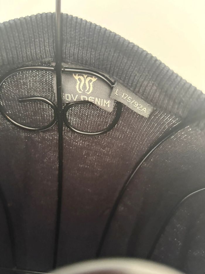 Pull gov denim- Taille L - photo numéro 2
