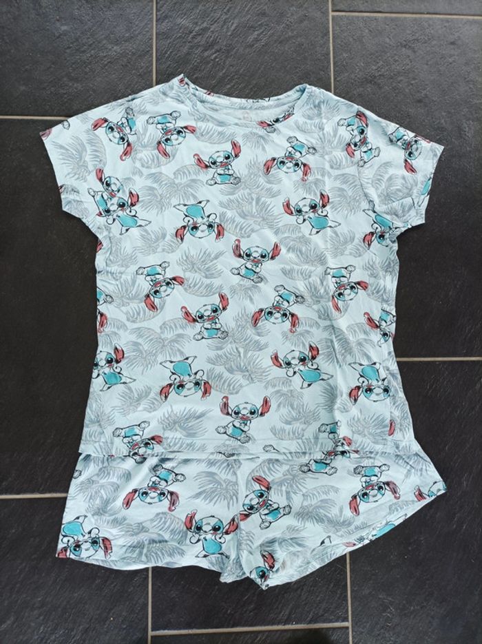Joli pyjashort Stitch fille M neuf - photo numéro 5