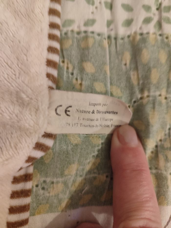 Doudou lapin beige marron natures et découvertes - photo numéro 3