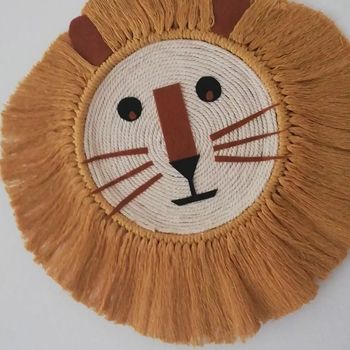 Décoration en macramé unique