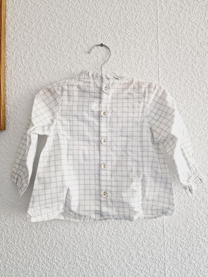 Kiabi - Blouse évasée avec fronces et longues manches - Neuve ! (6 mois) - photo numéro 4