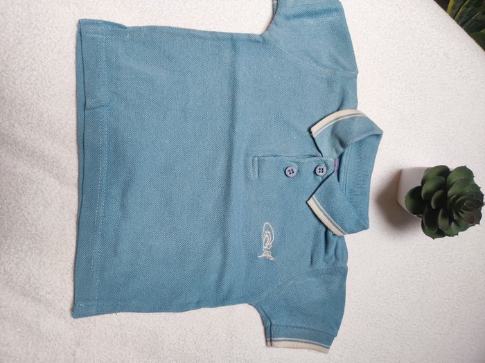 Polo garçon bleu clair - Taille 3 mois - Tout compte fait - photo numéro 2