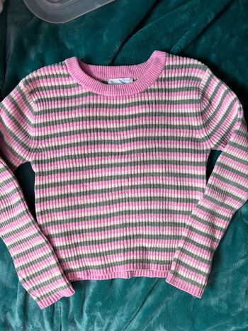 Pull velours 7-8 ans