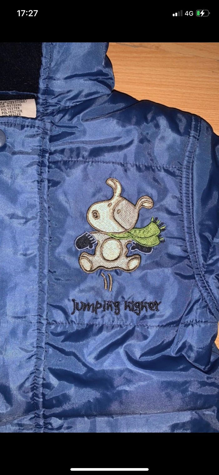 Combinaison bleu Snoopy 3 mois - photo numéro 2