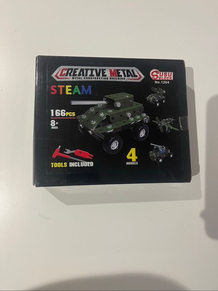 Moto à construire créative métal - photo numéro 3