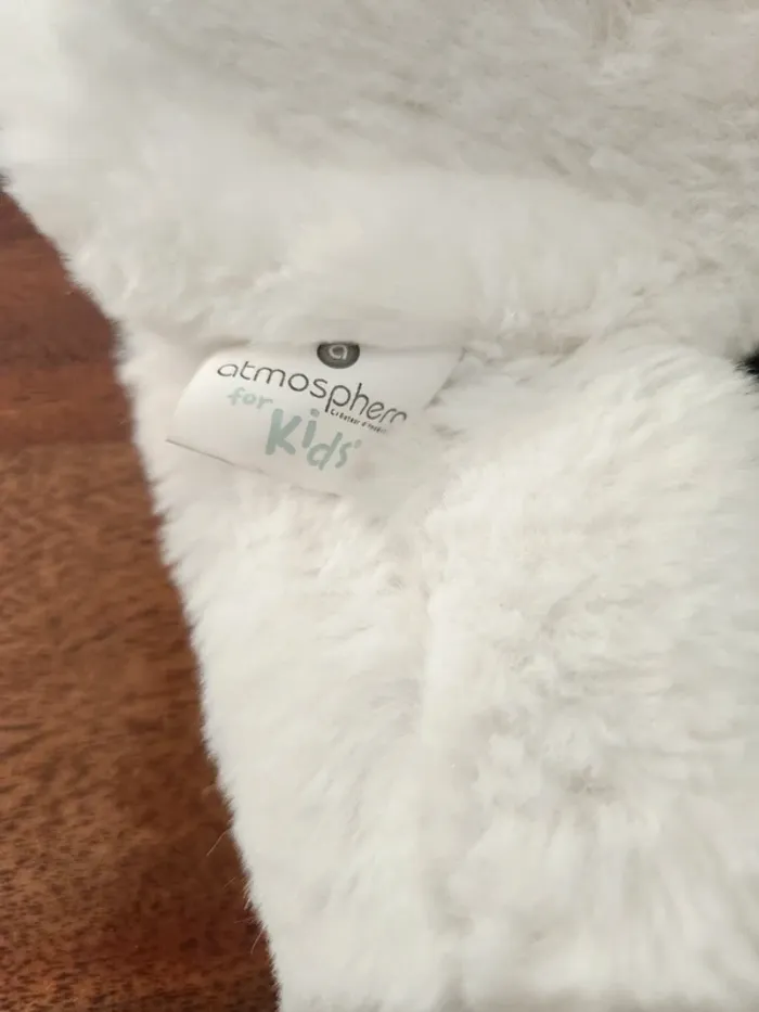 Rangement Pyjama Peluche Licorne Blanc & Or Atmosphera 🧸 - photo numéro 5