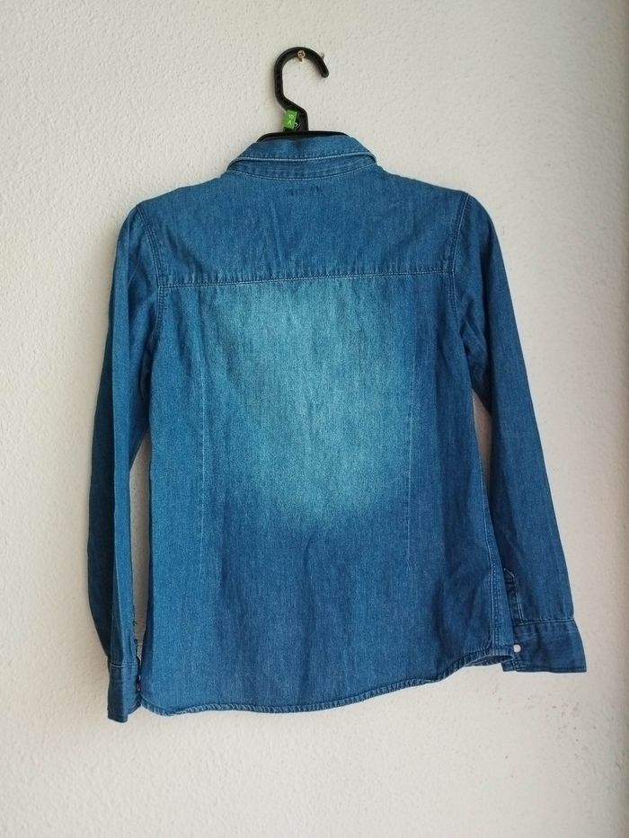 Chemise en jeans manches longues - photo numéro 3